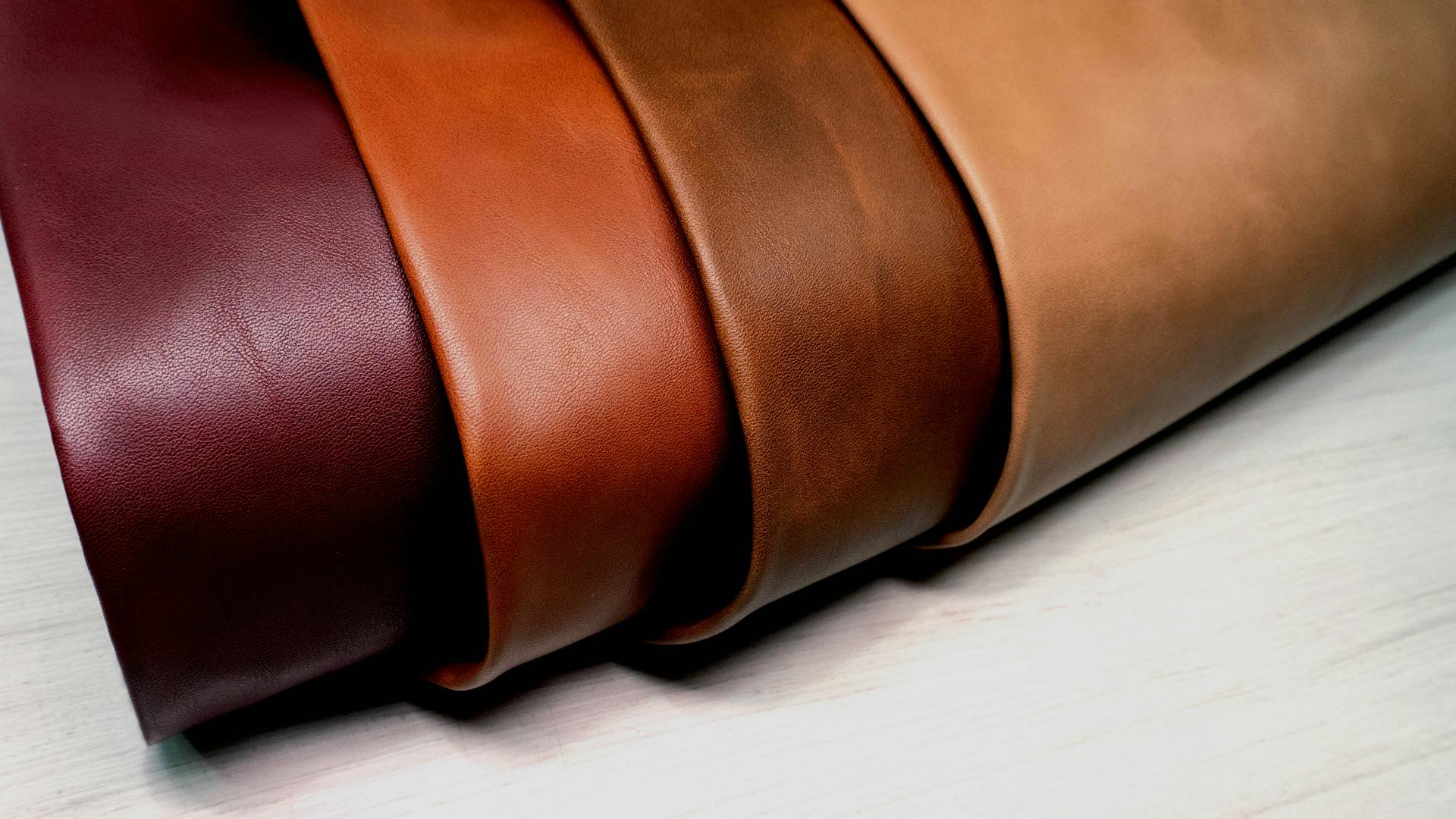 Leather upholstery